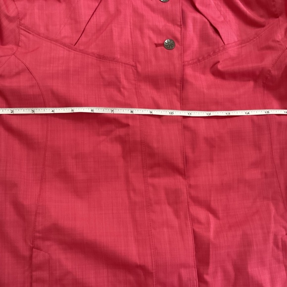 Athleta Rain Check Shell Jacket Pink Women Raincoat Small EUC Outdoor Waterproof - Picture 12 of 12